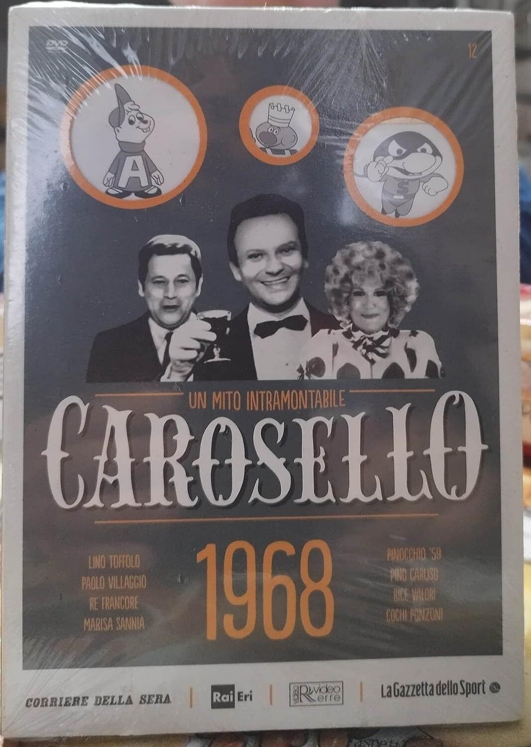TeknoFilm - DVD – CAROSELLO - UN MITO INTRAMONTABILE 1968 (2013) - CORRIERE DELLA SERA