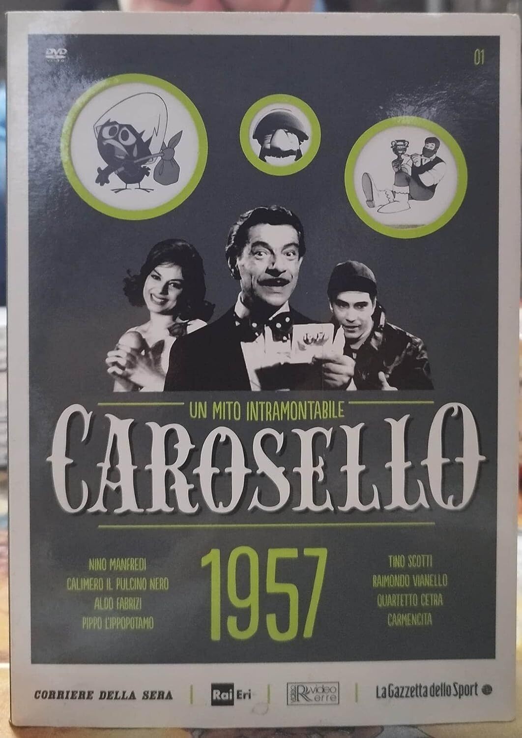 TeknoFilm - DVD – CAROSELLO - UN MITO INTRAMONTABILE 1957 (2013) - CORRIERE DELLA SERA