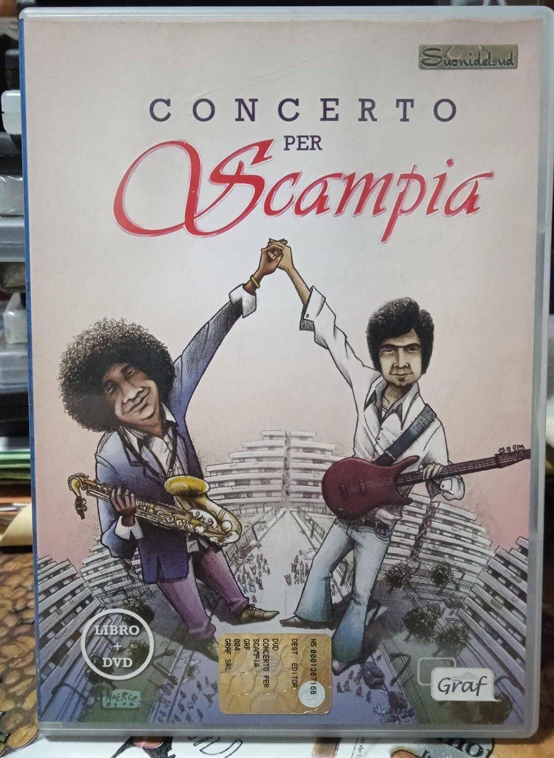TeknoFilm -  DVD - CONCERTO PER SCAMPIA 1° EDIZIONE 2006 (James Senese, Napoli centrale, Enzo Gragnaniello, Osanna, Rino Zurzolo & altri) - GRAF