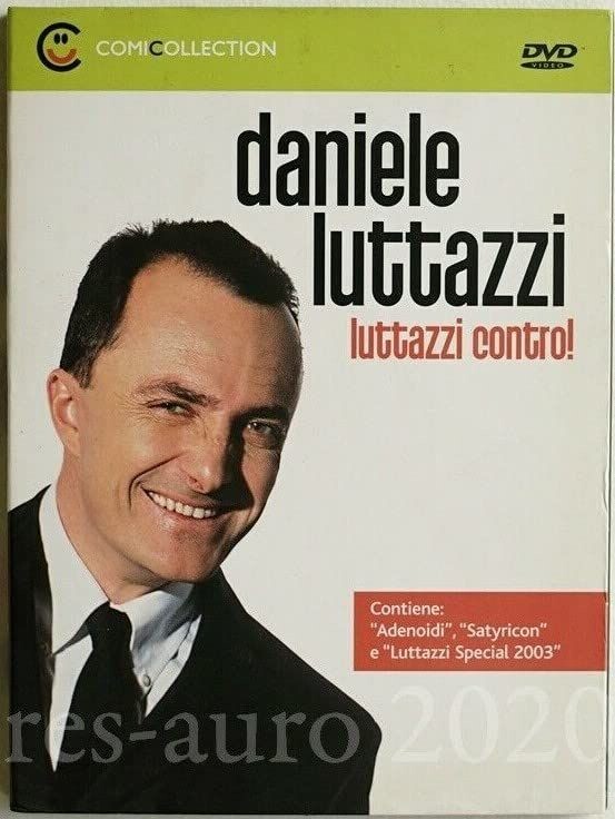 TeknoFilm -  DVD – Daniele Luttazzi - LUTTAZZI CONTRO (Adenoidi + Satyricon + Luttazzi special 2003) di Franza di Rosa (2003) - GAZZETTA DELLO SPORT