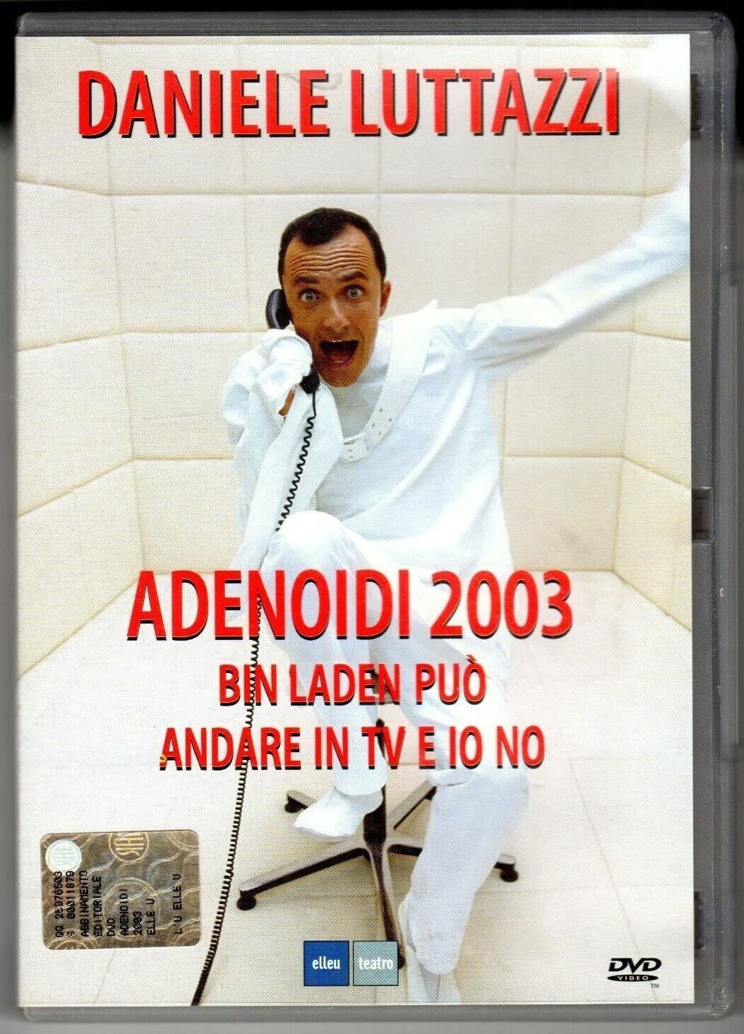 TeknoFilm -  DVD – Daniele Luttazzi - ADENOIDI 2003 - BIN LADEN PUO' ANDARE IN TV E IO NO di Franza Di Rosa (2003) - ELLE U MULTIMEDIA