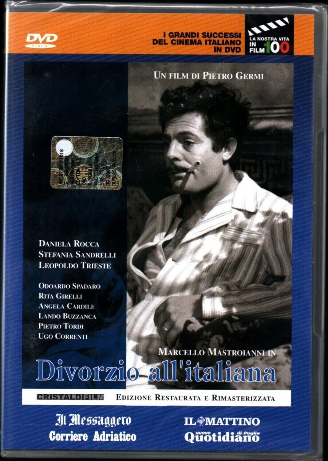 TeknoFilm - DVD – DIVORZIO ALL'ITALIANA di Pietro Germi (1961) - IL MESSAGGERO