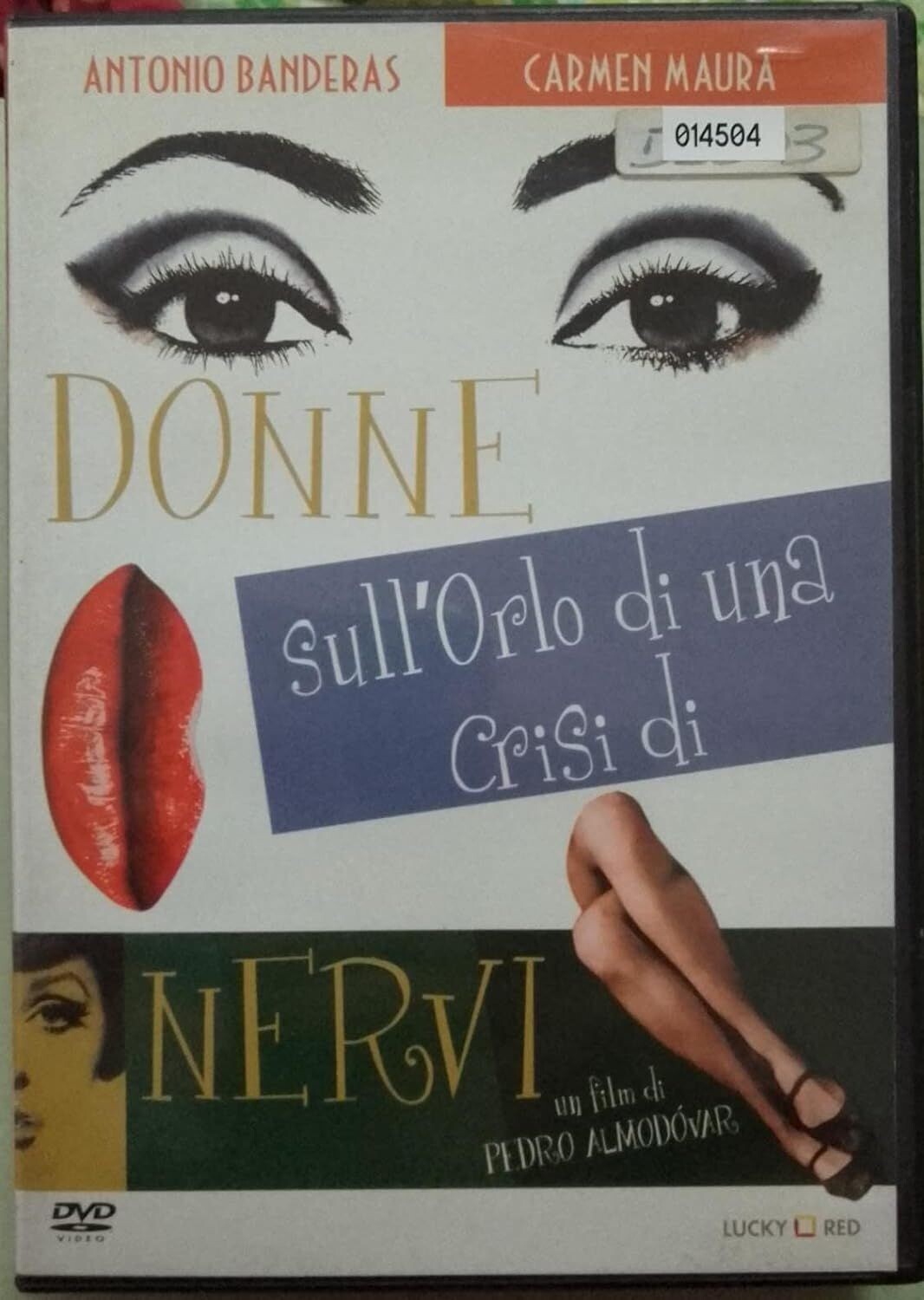 TeknoFilm - DVD – DONNE SULL'ORLO DI UNA CRISI DI NERVI (Versione noleggio) di Pedro Almodóvar (1988) - LUCKY RED