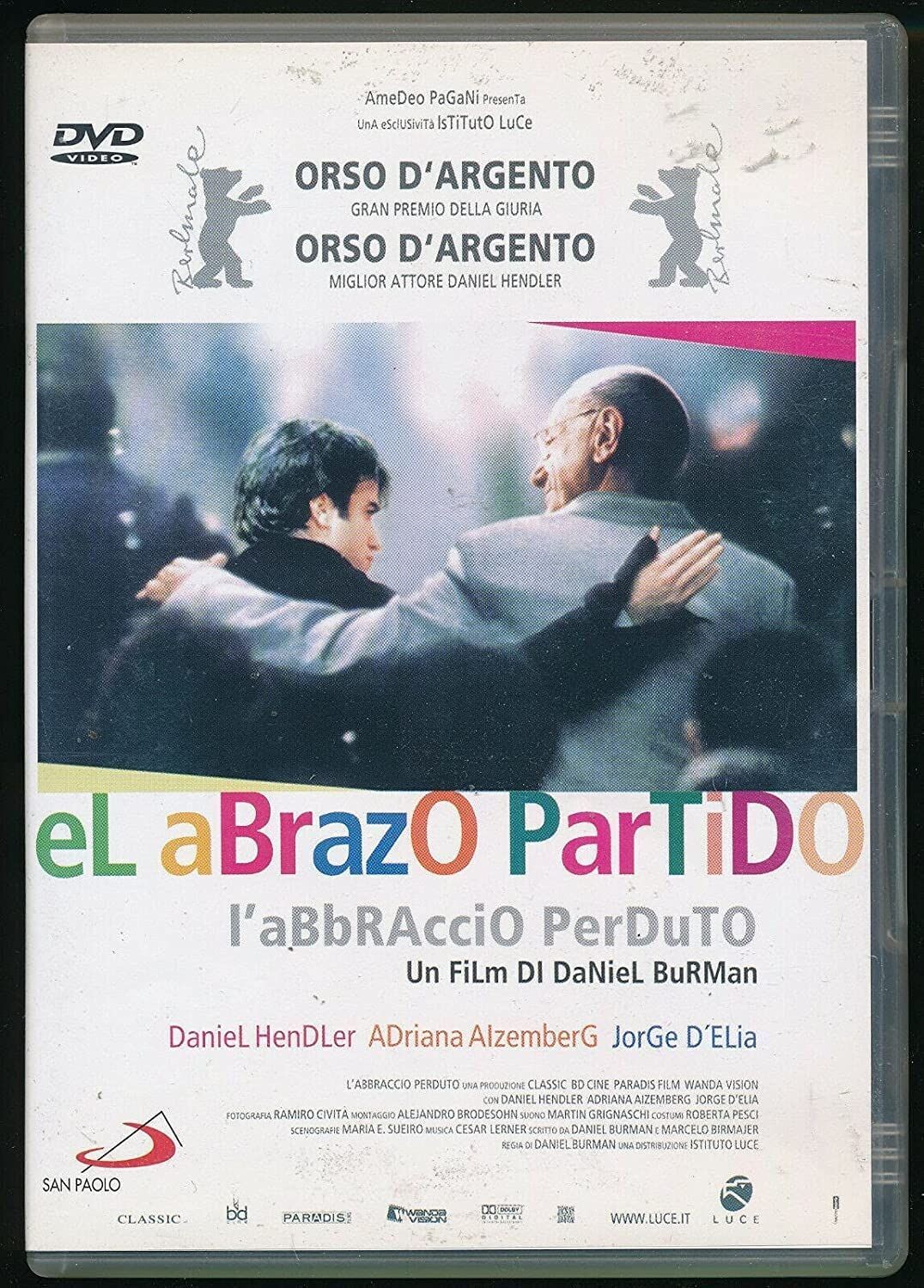 TeknoFilm - DVD – EL ABRAZO PARTIDO (L'ABBRACCIO PERDUTO) di Daniel Burman (2004) - SAN PAOLO AUDIOVISIVI