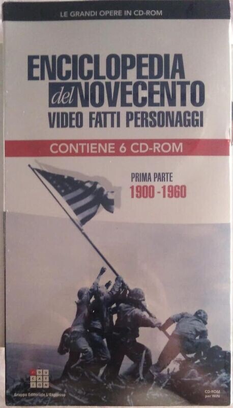TeknoFilm - 6 CD-Rom – ENCICLOPEDIA DEL NOVECENTO: VIDEO, FATTI E PERSONAGGI Parte prima 1900-1960 (2003) - L'ESPRESSO