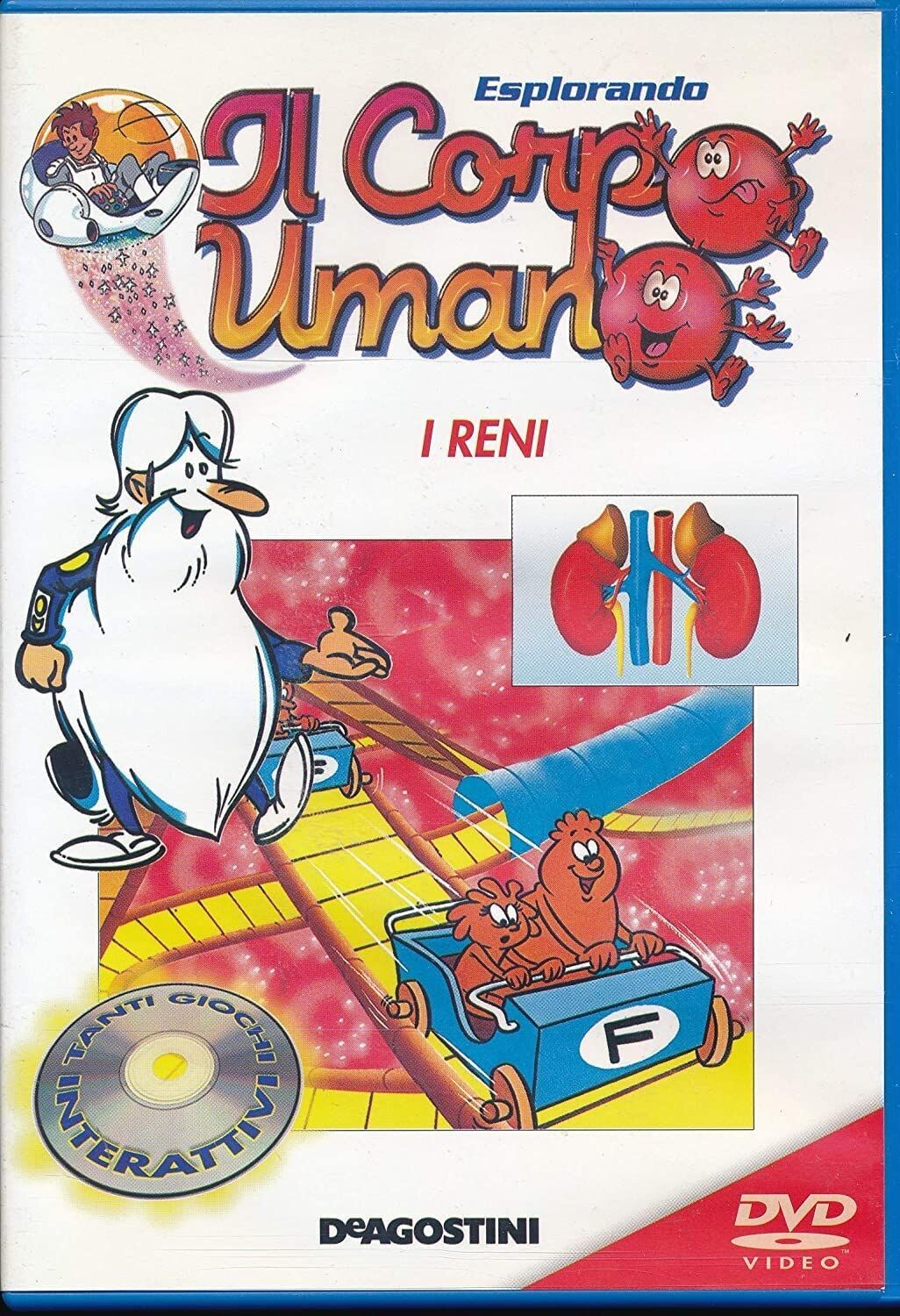 TeknoFilm – DVD – ESPLORANDO IL CORPO UMANO Vol. 12 - I RENI (1989) - DE AGOSTINI