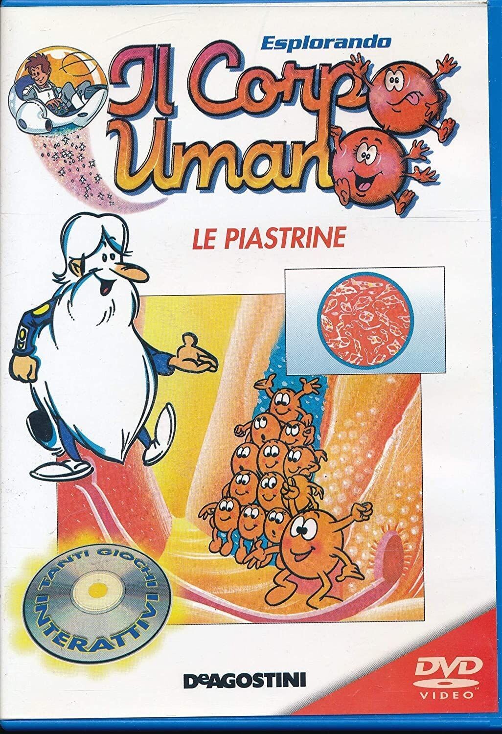 TeknoFilm - DVD – ESPLORANDO IL CORPO UMANO Vol. 17 - LE PIASTRINE OSSEO (1989) - DE AGOSTINI