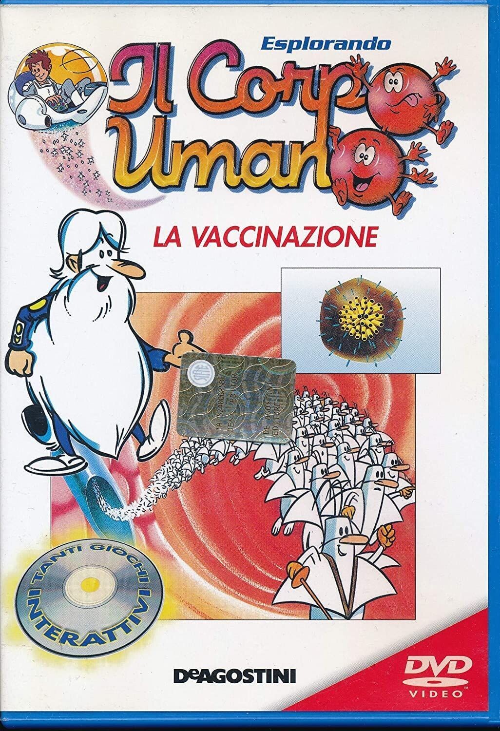 TeknoFilm – DVD – ESPLORANDO IL CORPO UMANO Vol. 21 - LA VACCINAZIONE (1989) - DE AGOSTINI