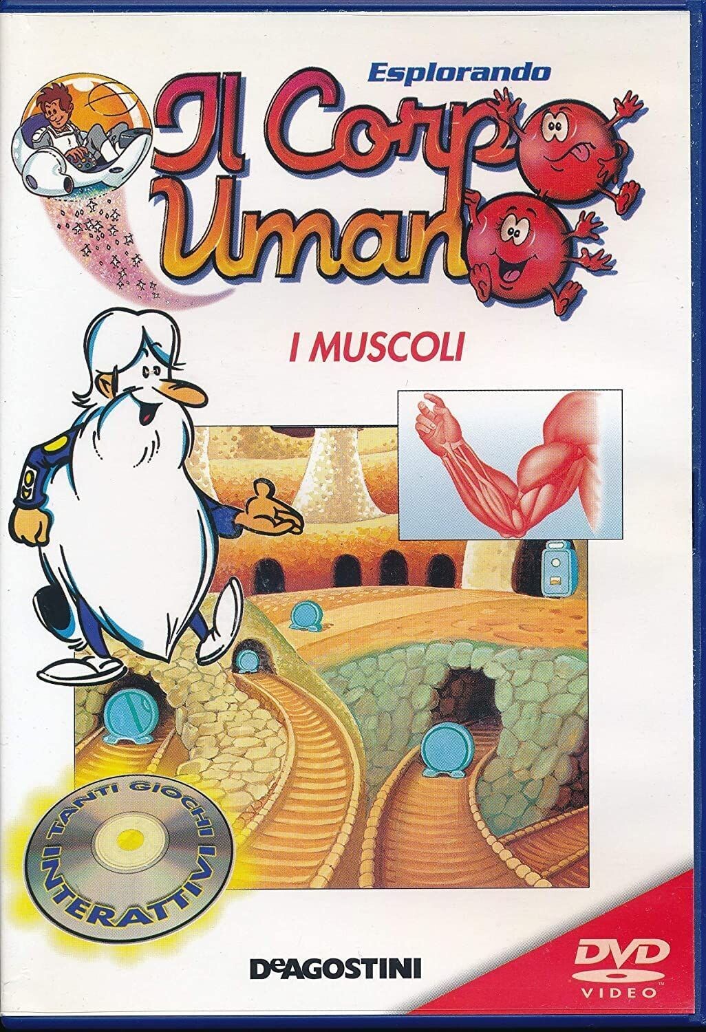 TeknoFilm – DVD – ESPLORANDO IL CORPO UMANO Vol. 04 - I MUSCOLI (1989) - DE AGOSTINI