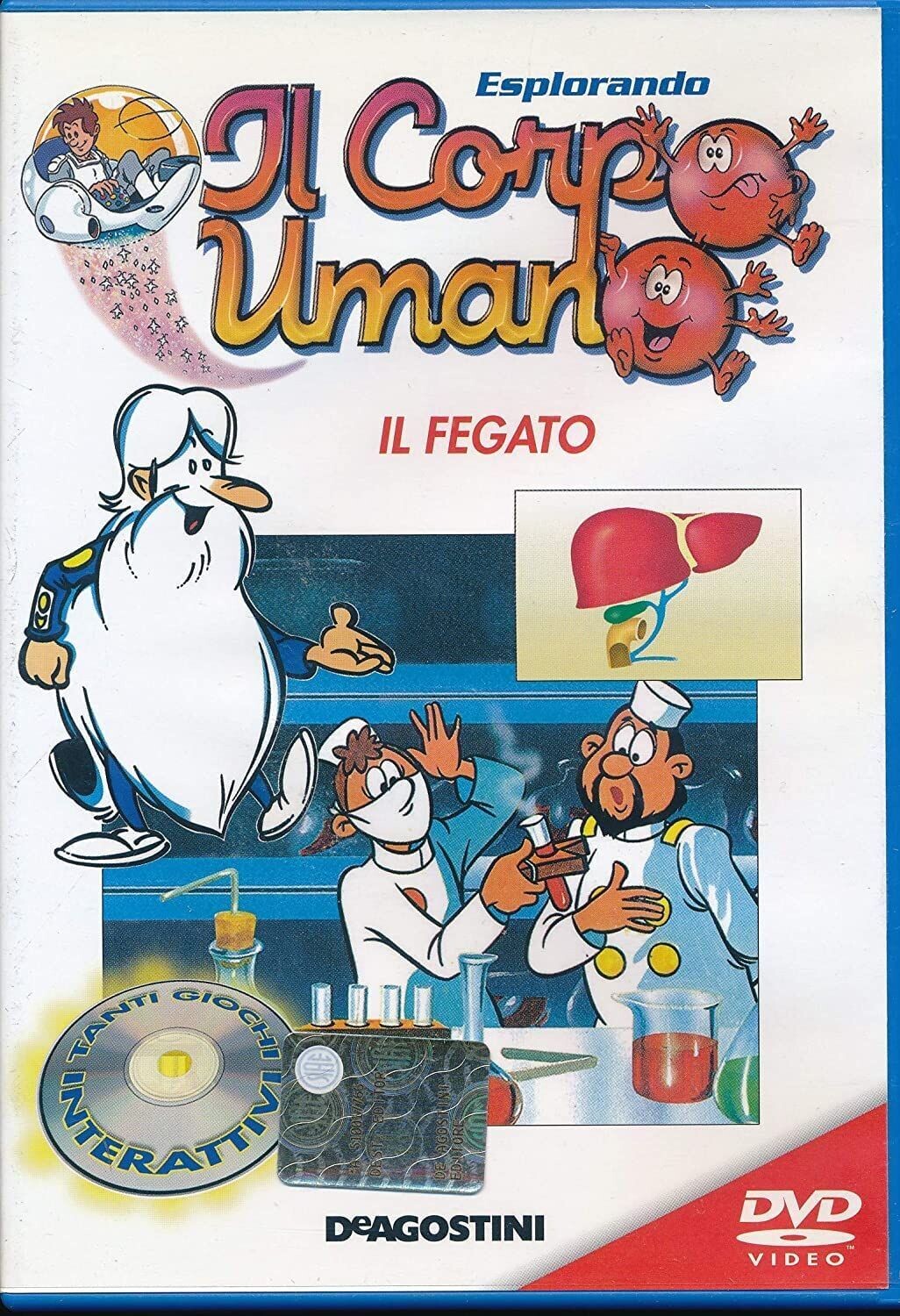 TeknoFilm – DVD – ESPLORANDO IL CORPO UMANO Vol. 08 - IL FEGATO (1989) - DE AGOSTINI