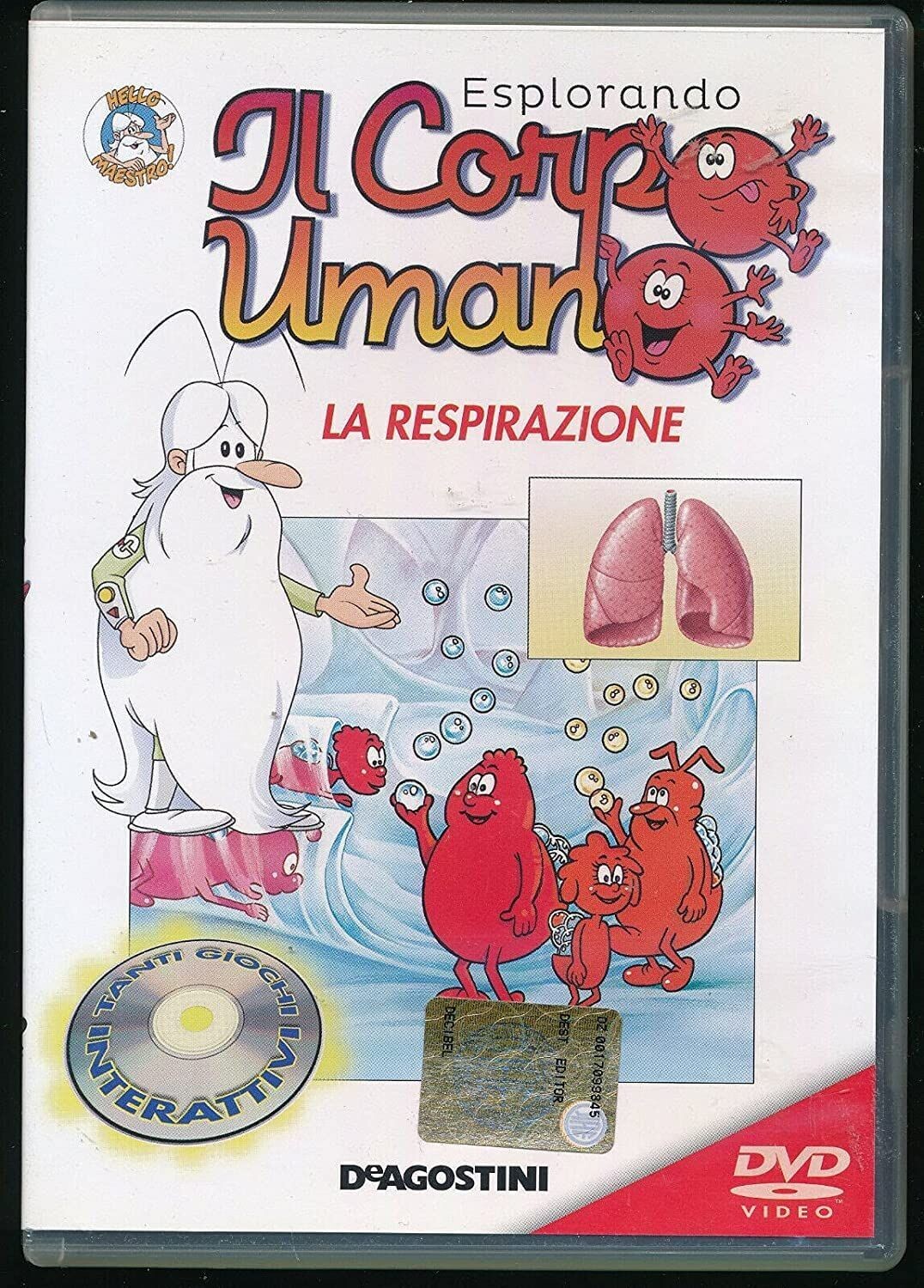 TeknoFilm – DVD – ESPLORANDO IL CORPO UMANO Vol. 02 - LA RESPIRAZIONE (1989) - DE AGOSTINI