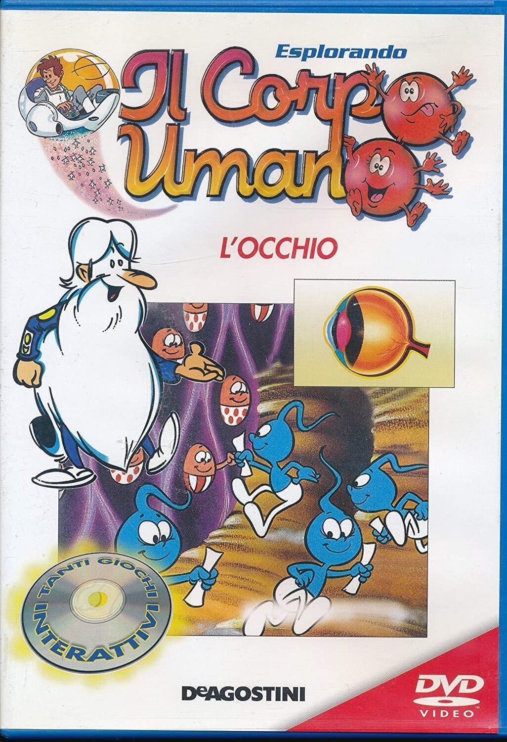 TeknoFilm – DVD – ESPLORANDO IL CORPO UMANO Vol. 10 - L'OCCHIO (1989) - DE AGOSTINI