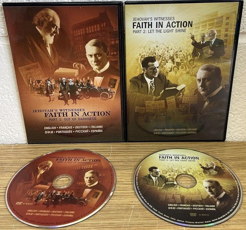 TeknoFilm - 2 DVD (Lingua Italiana) – TESTIMONI DI GEOVA - FAITH IN ACTION Parte 1 e 2 (2010) - GEOVA WHITENESS