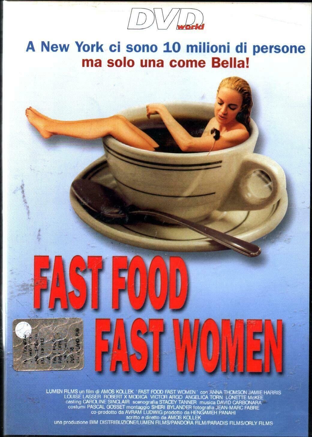 TeknoFilm - DVD – FAST FOOD, FAST WOMAN di Amos Kollek (2000) - DVD WORLD