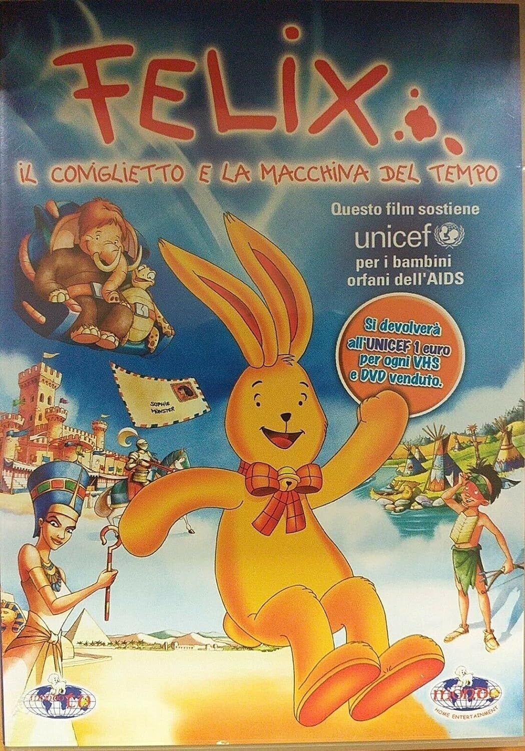 TeknoFilm - DVD - FELIX - IL CONIGLIETTO E LA MACCHINA DEL TEMPO di Giuseppe Maurizio Laganà (2006) - MHE