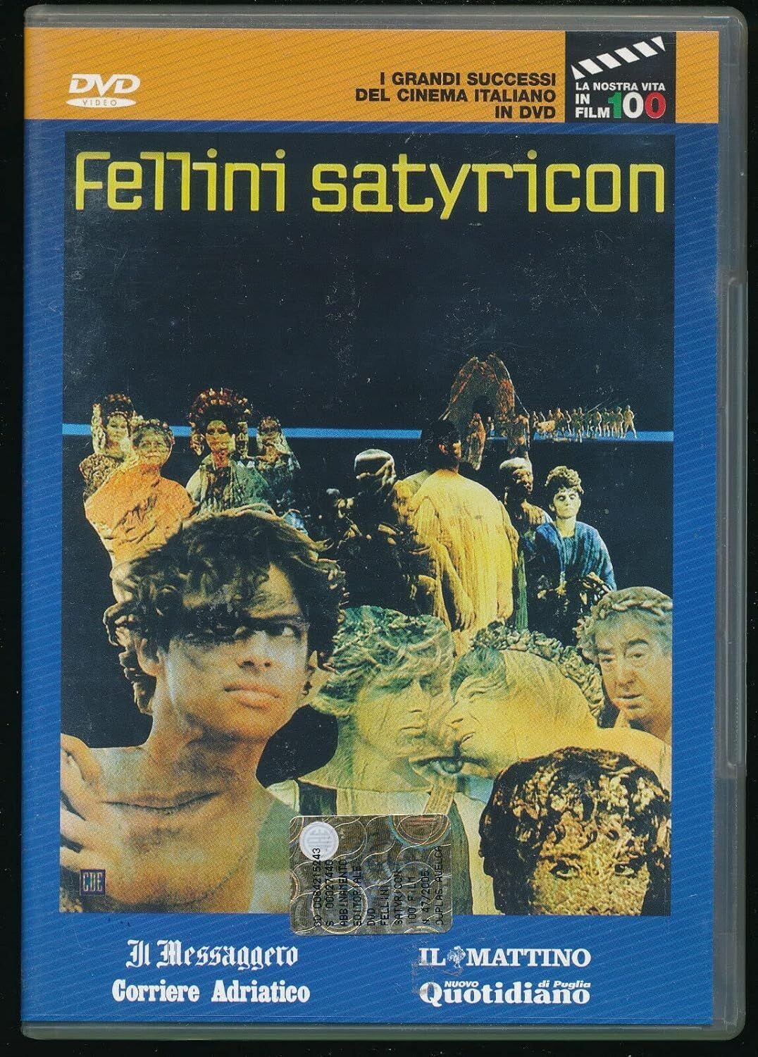 TeknoFilm - DVD – FELLINI SATYRICON di Federico Fellini (1969) - IL MESSAGGERO