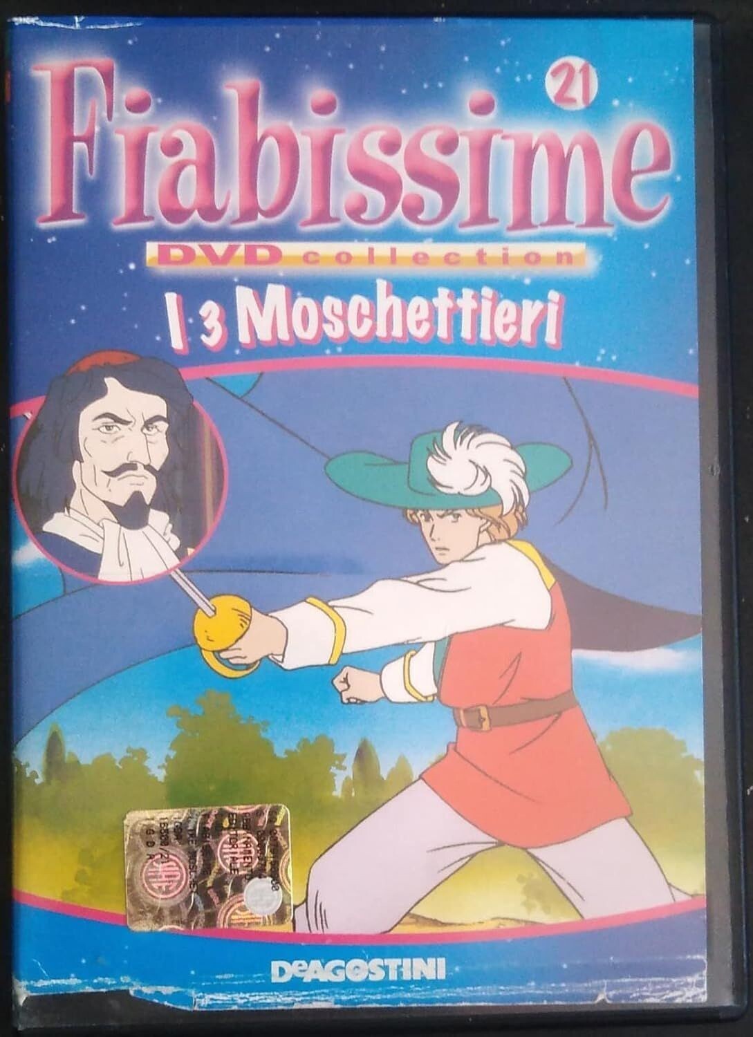 TeknoFilm - DVD – FIABISSIME Vol. 21 - I TRE MOSCHETTIERI (1995) - DE AGOSTINI