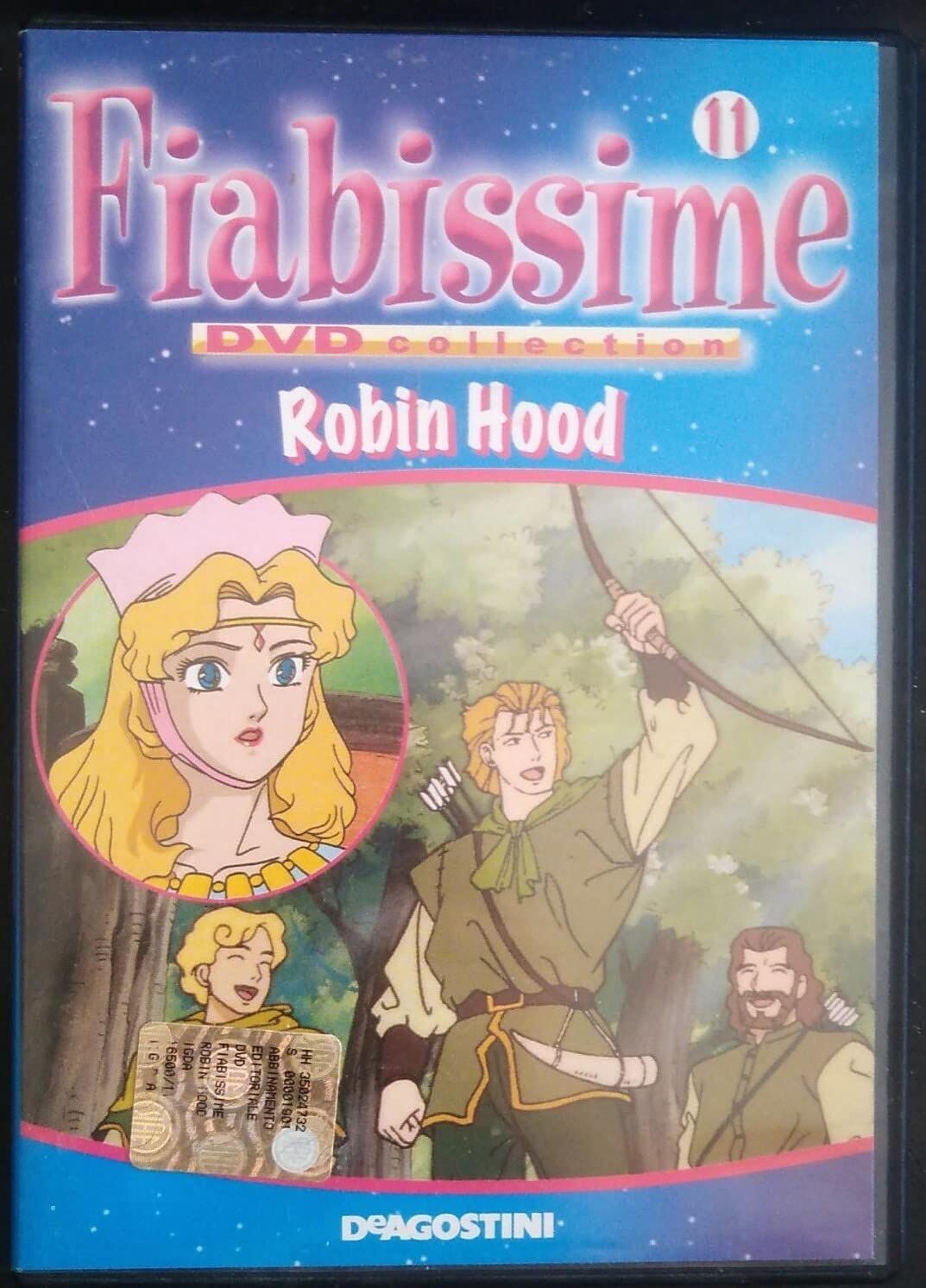 TeknoFilm - DVD – FIABISSIME Vol. 11 - ROBIN HOOD (1995) - DE AGOSTINI