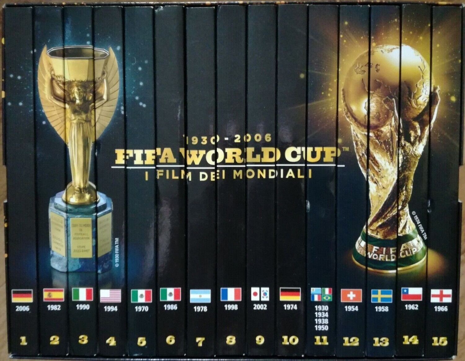 TeknoFilm - Box 15 DVD – FIFA WORLD CUP 1930 - 2006: I FILM DEI MONDIALI (2010) - GAZZETTA DELLO SPORT