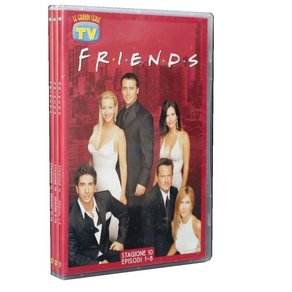 TeknoFilm - 3 DVD – FRIENDS Stag. 10 (1994) - TV SORRISI E CANZONI