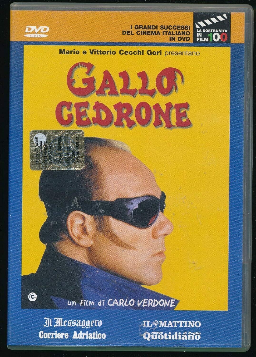 TeknoFilm - DVD – GALLO CEDRONE di Carlo Verdone (1998) - IL MESSAGGERO