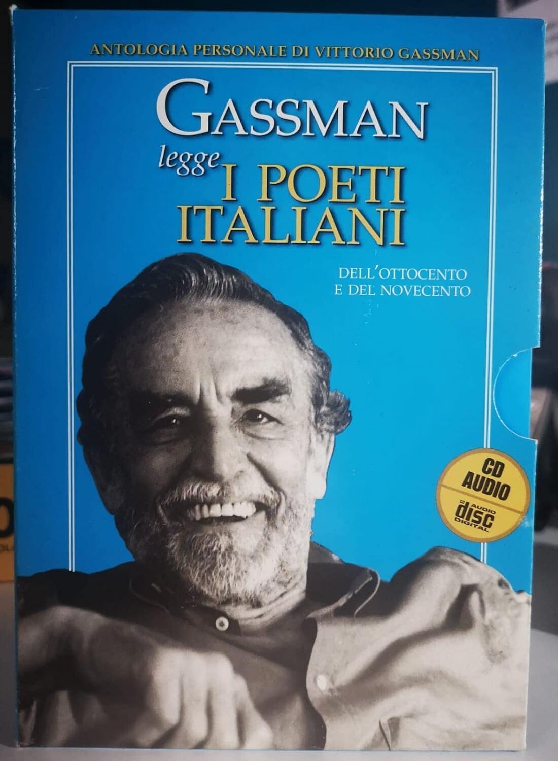 TeknoFilm - 6 AudioLibri (300 min.) + Book (175 pag.) – GASSMAN LEGGE I POETI ITALIANI (1999) - PANORAMA