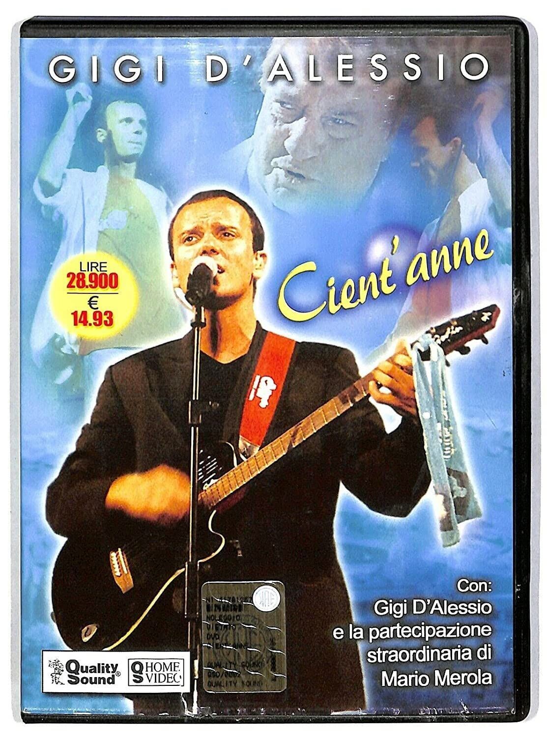 TeknoFilm - DVD – GIGI D'ALESSIO - CIENT'ANNE di Ninì Grassia (2001) - QUALITY SOUND