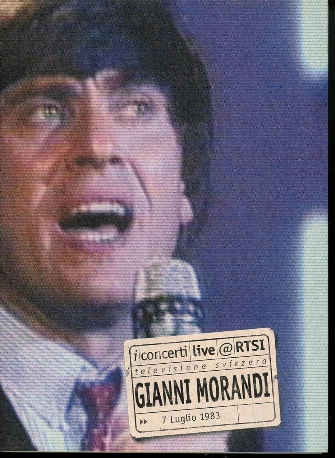 TeknoFilm -  DVD + CD - GIANNI MORANDI - I CONCERTI LIVE RTSI (7 LUGLIO 1983) - TELEVISIONE SVIZZERA