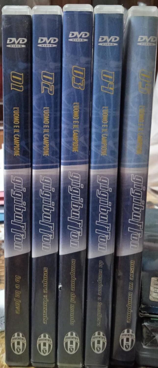 TeknoFilm - 5 DVD senza cofanetto (Opera completa) – GIGI BUFFON - L'UOMO E IL CAMPIONE (2009) - CORRIERE DELLO SPORT