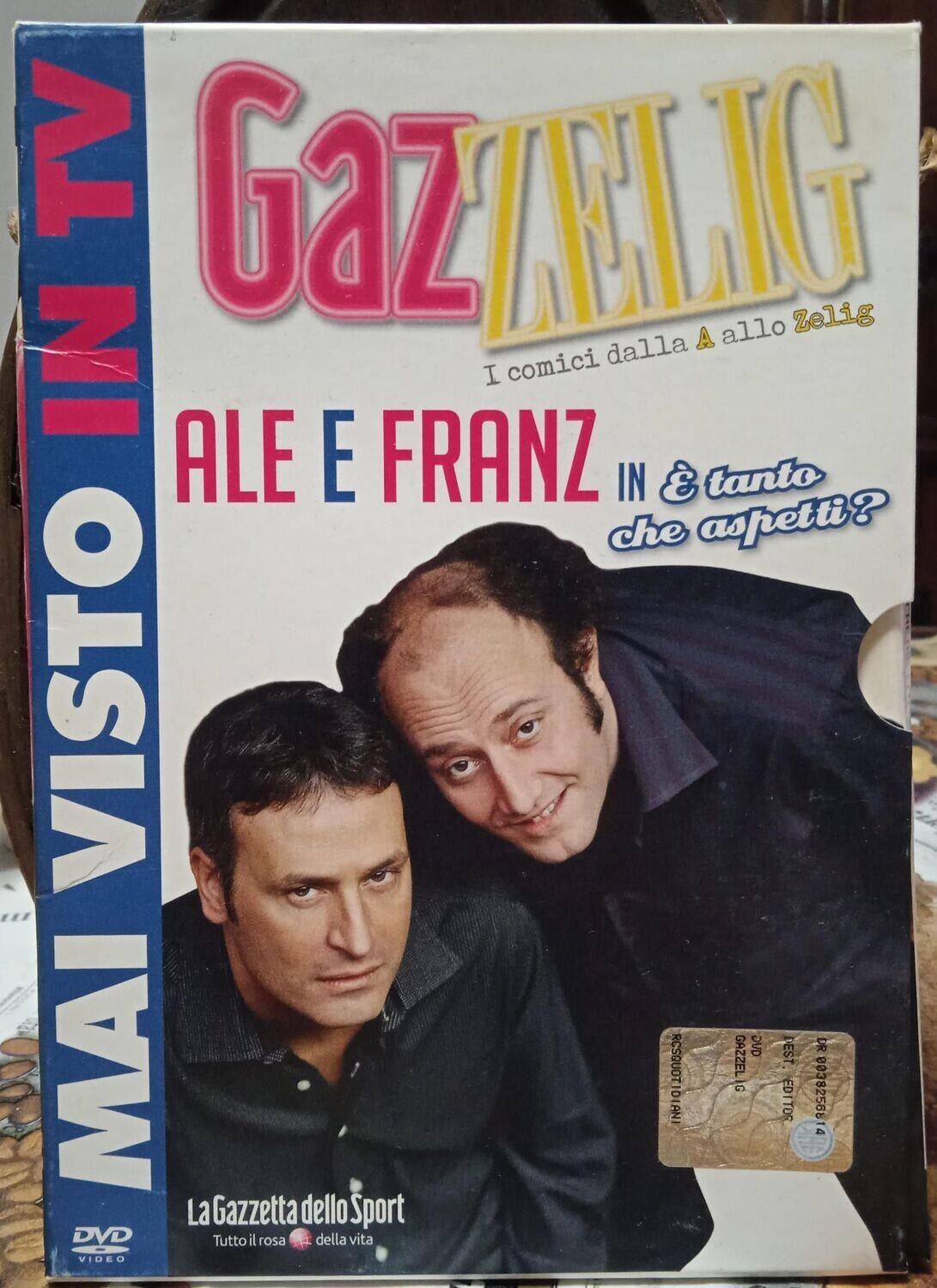 TeknoFilm - DVD – GAZZELIG - ALE E FRANZ in E' TANTO CHE ASPETTI? (2009) - GAZZETTA DELLO SPORT
