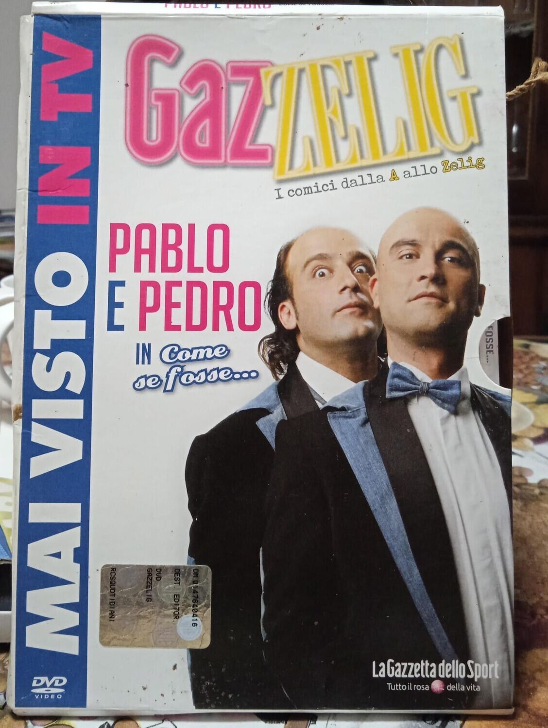 TeknoFilm - DVD – GAZZELIG - PABLO E PEDRO in COME SE FOSSE (2009) - GAZZETTA DELLO SPORT