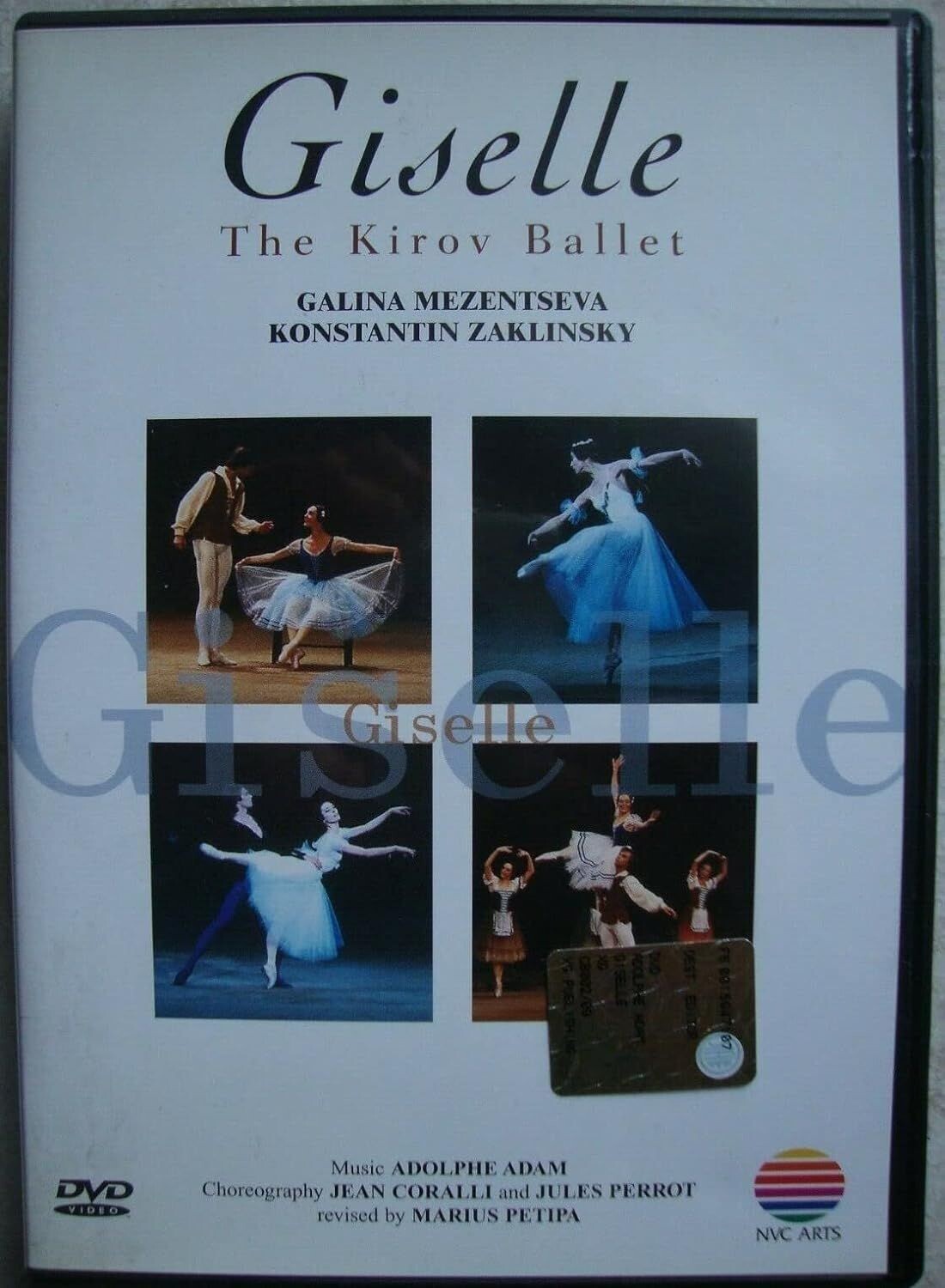 TeknoFilm - DVD - GISELLE - THE KIROV BALLET Orchestra of the Leningrad Theatre of Opera and ballet di Preben Motell (1983) - NVC ARTS