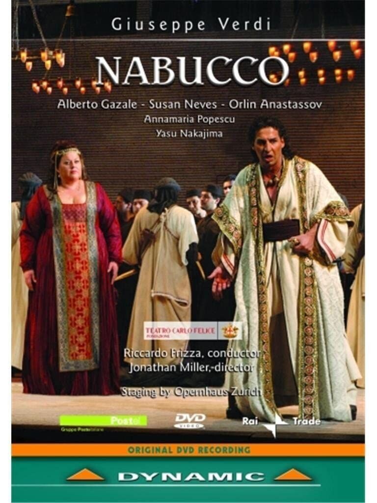 TeknoFilm - DVD (NTSC) – Giuseppe Verdi: NABUCCO (Orchestra e Coro Teatro Carlo Felice di Genova) di Andrea Dorigo (2004) - DYNAMIC