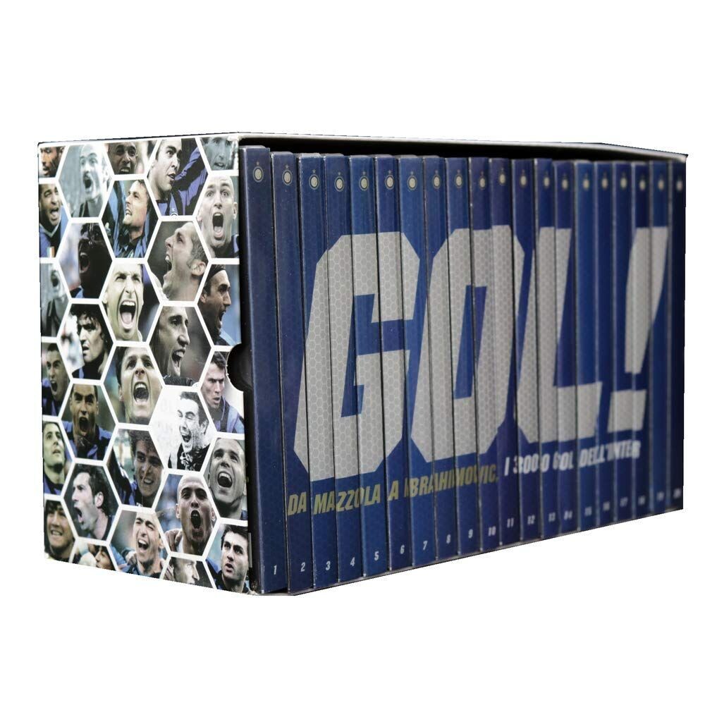 TeknoFilm - 20 DVD – GOL INTER - DA MAZZOLA A HIBRAHIMOVIC: I 3000 GOL DELL'INTER - GAZZETTA DELLO SPORT