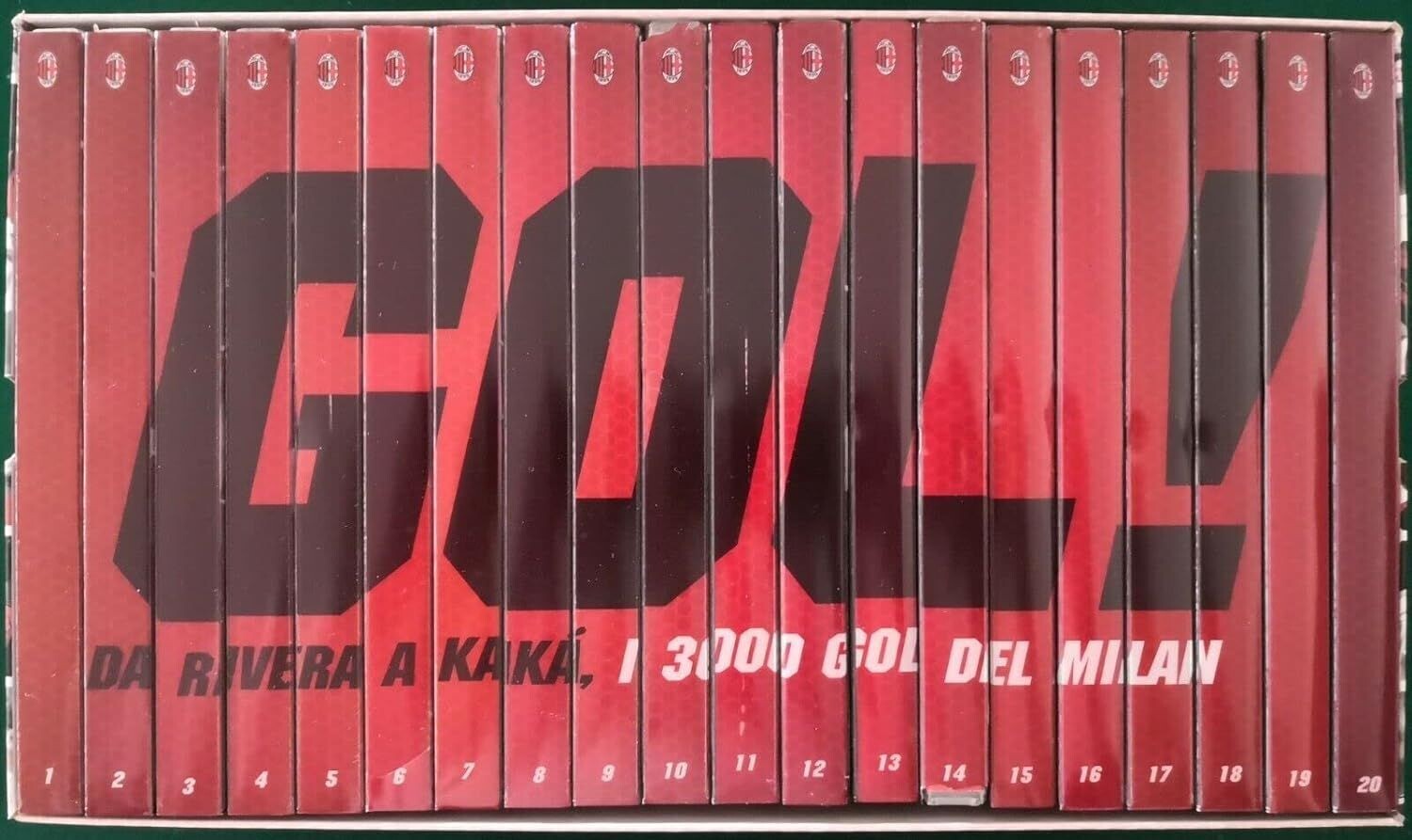 TeknoFilm - 20 DVD (Opera completa) – GOL! MILAN - DA RIVERA A KAKA' (2003) - GAZZETTA DELLO SPORT