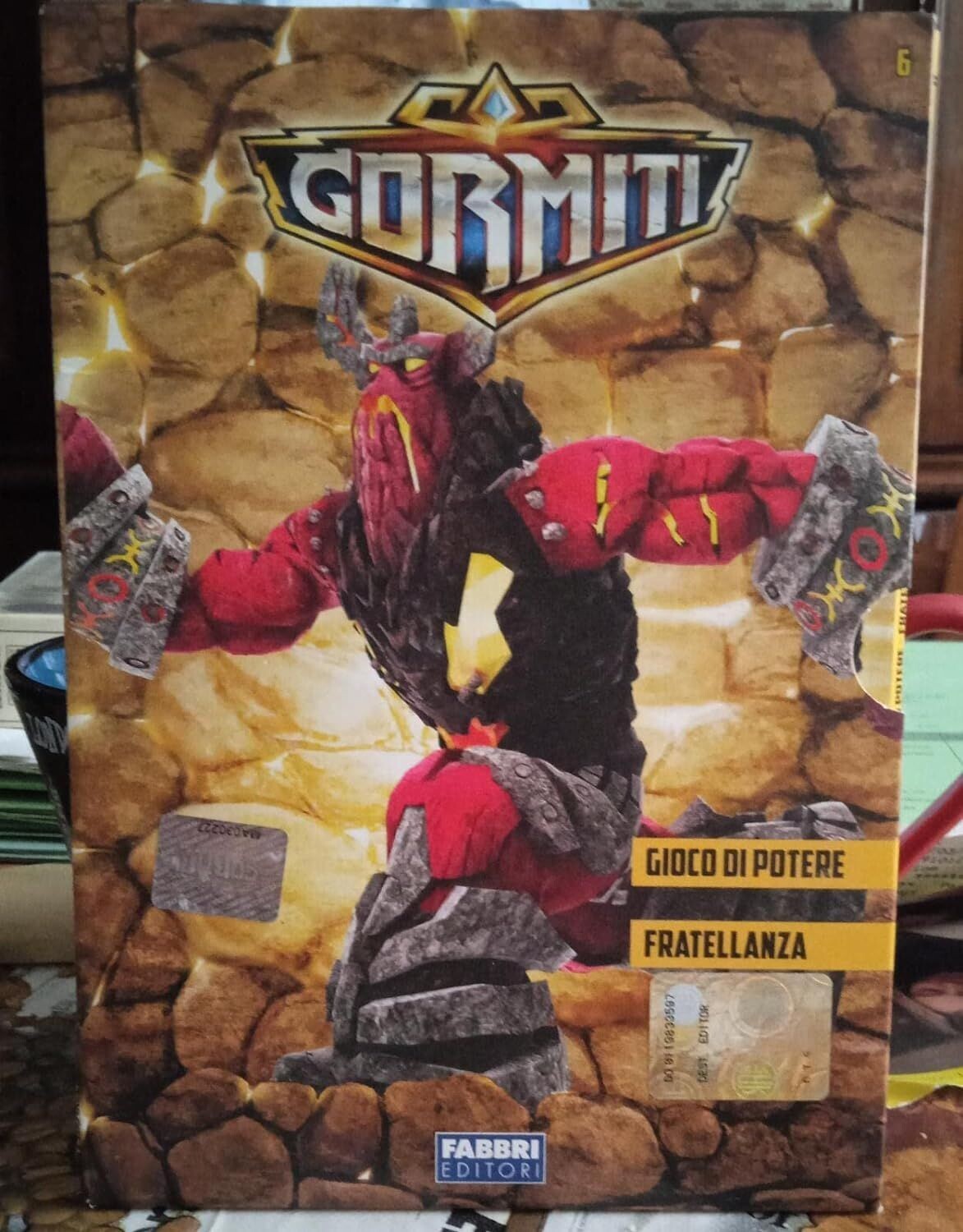 TeknoFilm – DVD (Edizione italiana in cartoncino) – GORMITI Vol. 06 (2 Ep. Gioco di potere + Fratellanza) 2008 - FABBRI EDITORI