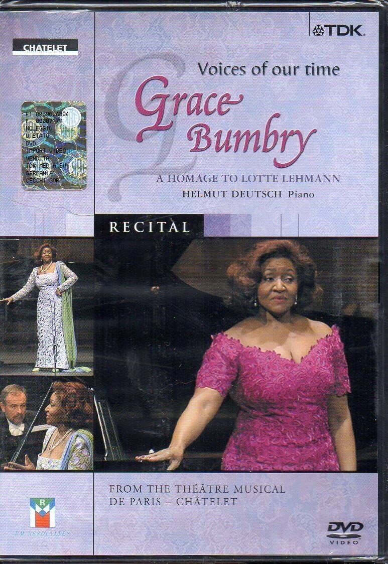 TeknoFilm -  DVD – CHATELET - GRACE BUMBRY [Teathre musical de Paris] di Rodney Greenberg (2002) - CECCHI GORI HOME VIDEO