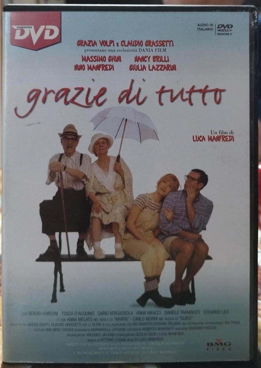 TeknoFilm – DVD - GRAZIE DI TUTTO di Luca Manfredi (1997) - EDIZIONI MASTER