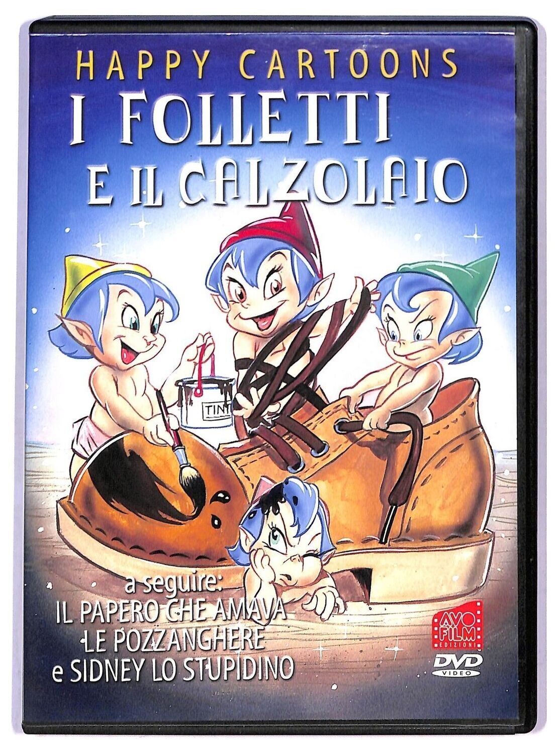 TeknoFilm – DVD – HAPPY CARTOONS - I FOLLETTI E IL CALZOLAIO (2006)  - AVOFILM