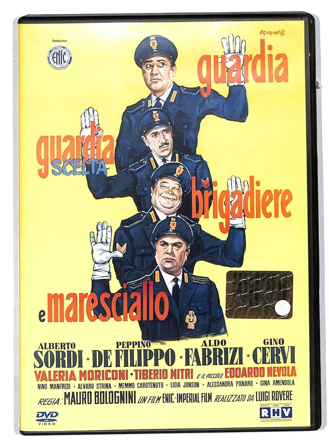 TeknoFilm - DVD – GUARDIA, GUARDIA SCELTA, BRIGADIERE E MARESCIALLO di Mauro Bolognini (1956) - RHV
