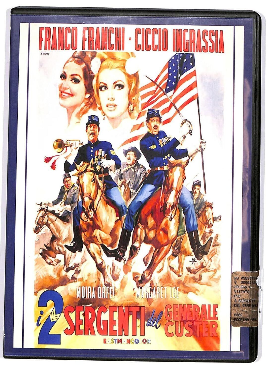 TeknoFilm - DVD – I 2 SERGENTI DEL GENERALE CUSTER di Giorgio Simonelli (1965) - ECOSOUND