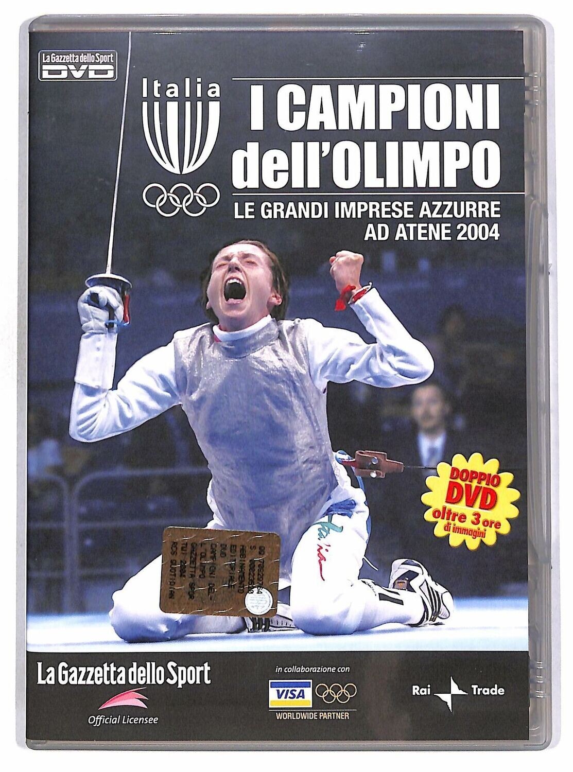 TeknoFilm - 2 DVD – I CAMPIONI DELL'OLIMPO - Le grandi imprese dei campioni azzurri ad Atene 2004 (2004) - GAZZETTA DELLO SPORT