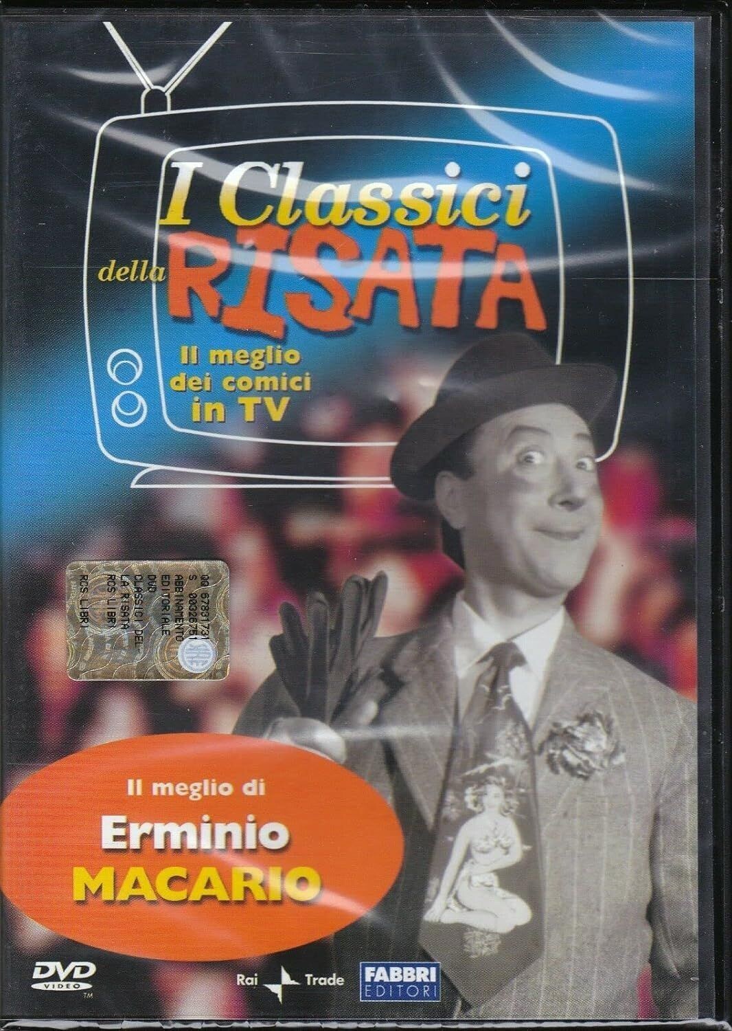 TeknoFilm - DVD – I classici della risata - IL MEGLIO DI ERMINIO MACARIO (1954-2004) - FABBRI EDITORI