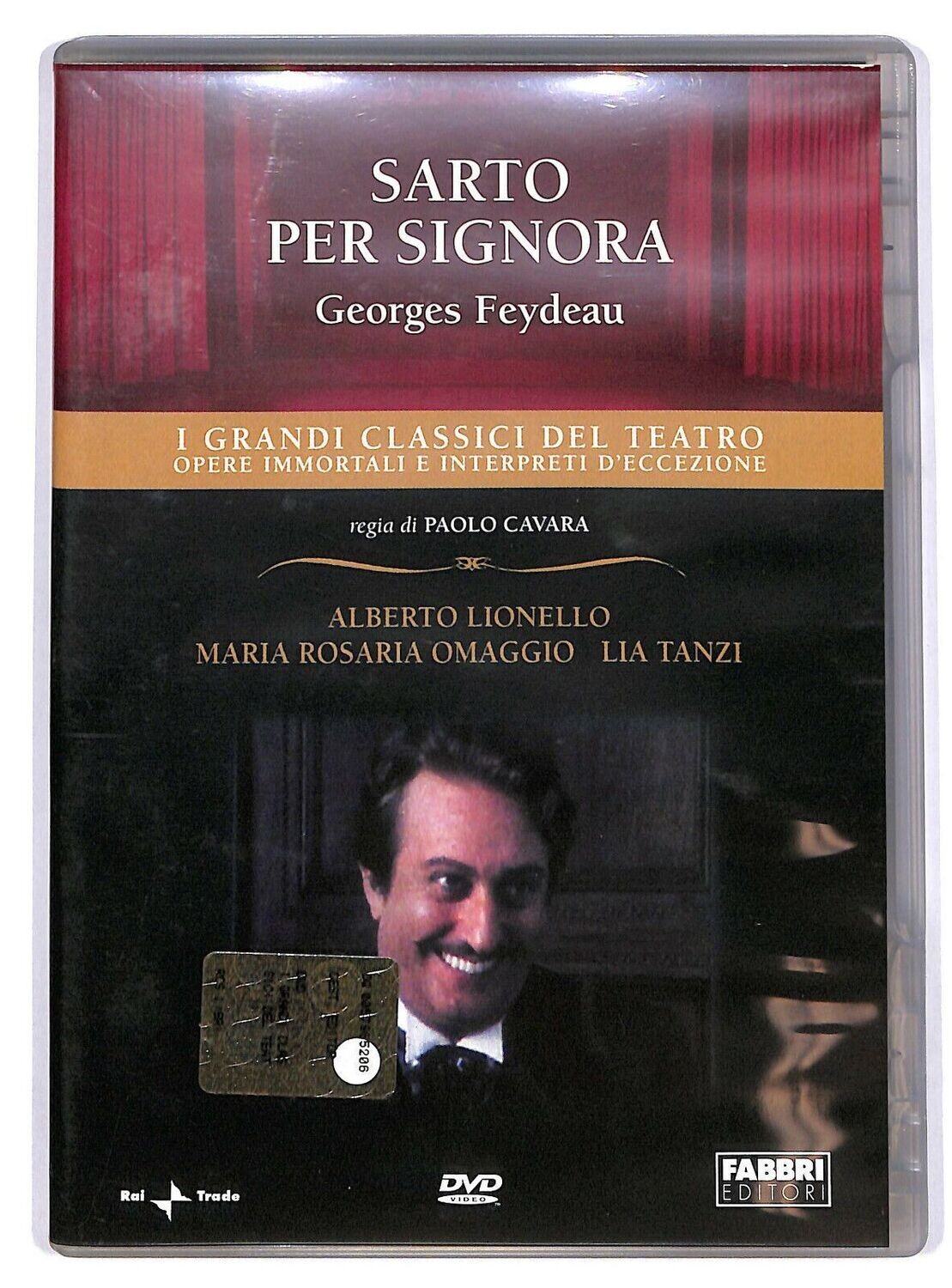 TeknoFilm - DVD – I grandi classici del Teatro: GEORGES FEYDEAU - SARTO PER SIGNORA di Paolo Cavara (1979) - FABBRI EDITORI