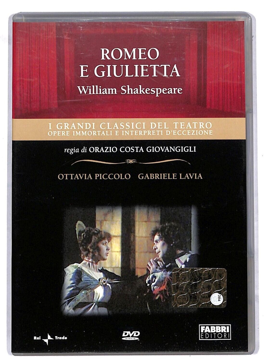 TeknoFilm - DVD – I grandi classici del Teatro: SHAKESPEARE - ROMEO E GIULIETTA di Orazio Costa Giovangigli (1978) - FABBRI EDITORI