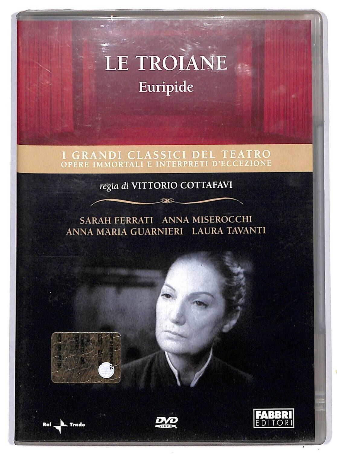 TeknoFilm - DVD – I grandi classici del Teatro: EURIPIDE - LE TROIANE di Vittorio Cottafavi (1967) - FABBRI EDITORI