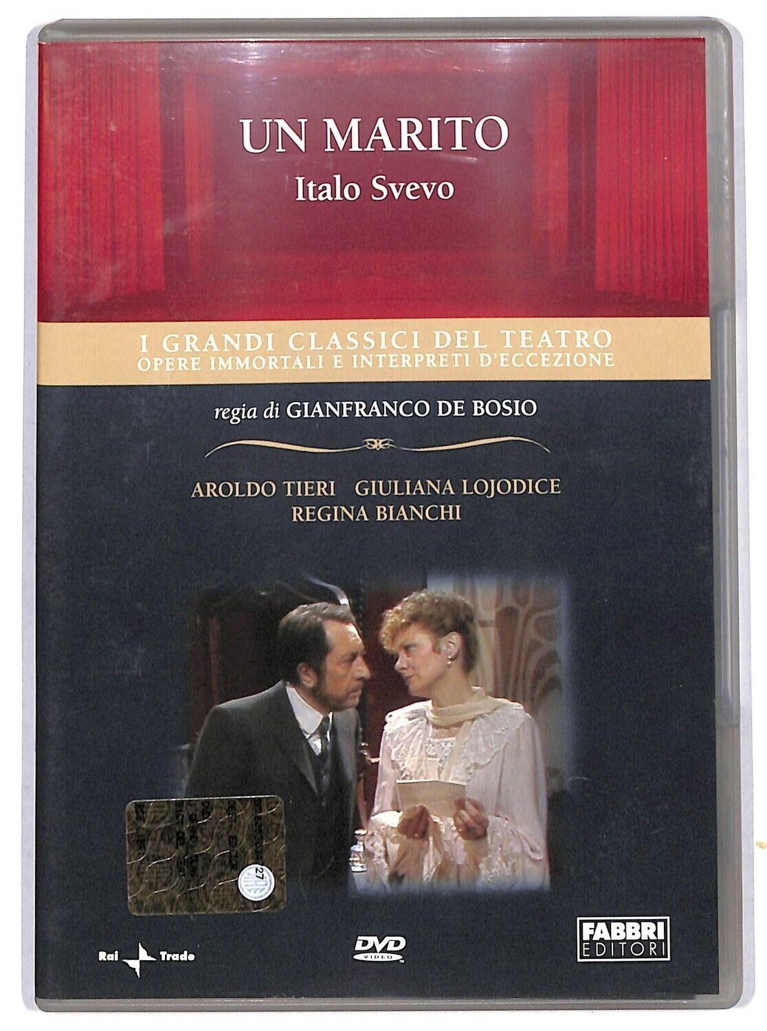 TeknoFilm - DVD – I grandi classici del Teatro: ITALO SVEVO - UN MARITO di Gianfranco De Bosio (1985) - FABBRI EDITORI
