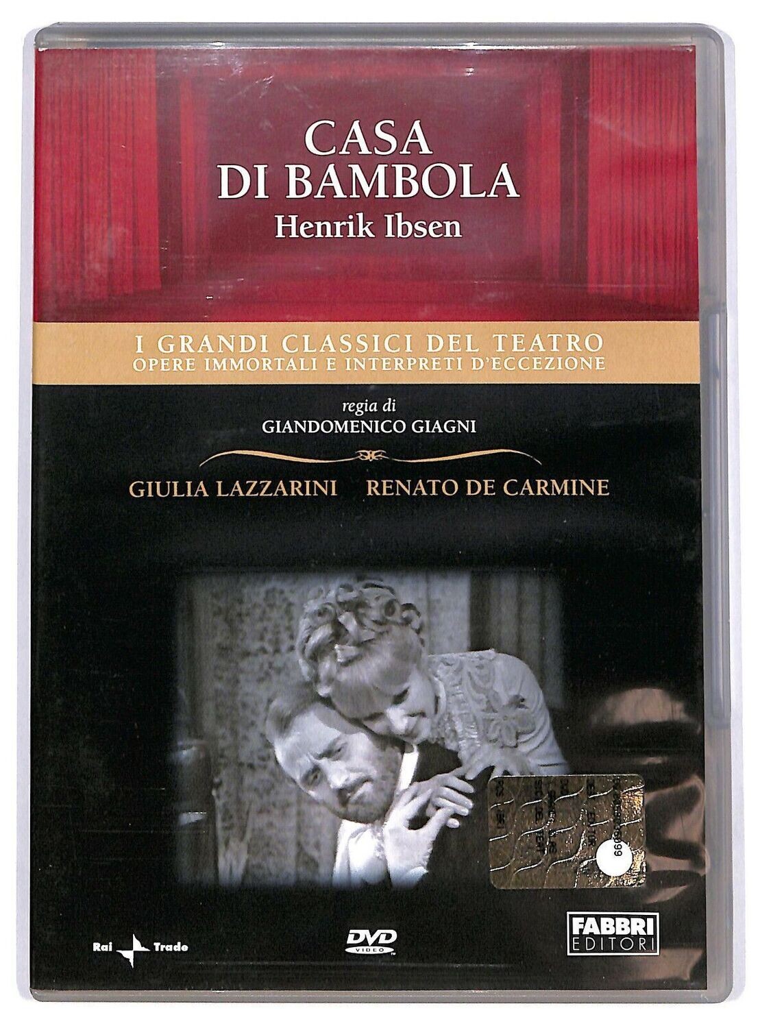TeknoFilm - DVD – I grandi classici del Teatro: HENRIK IBSEN - CASA DI BAMBOLA di Giandomenico Giagni (1975) - FABBRI EDITORI