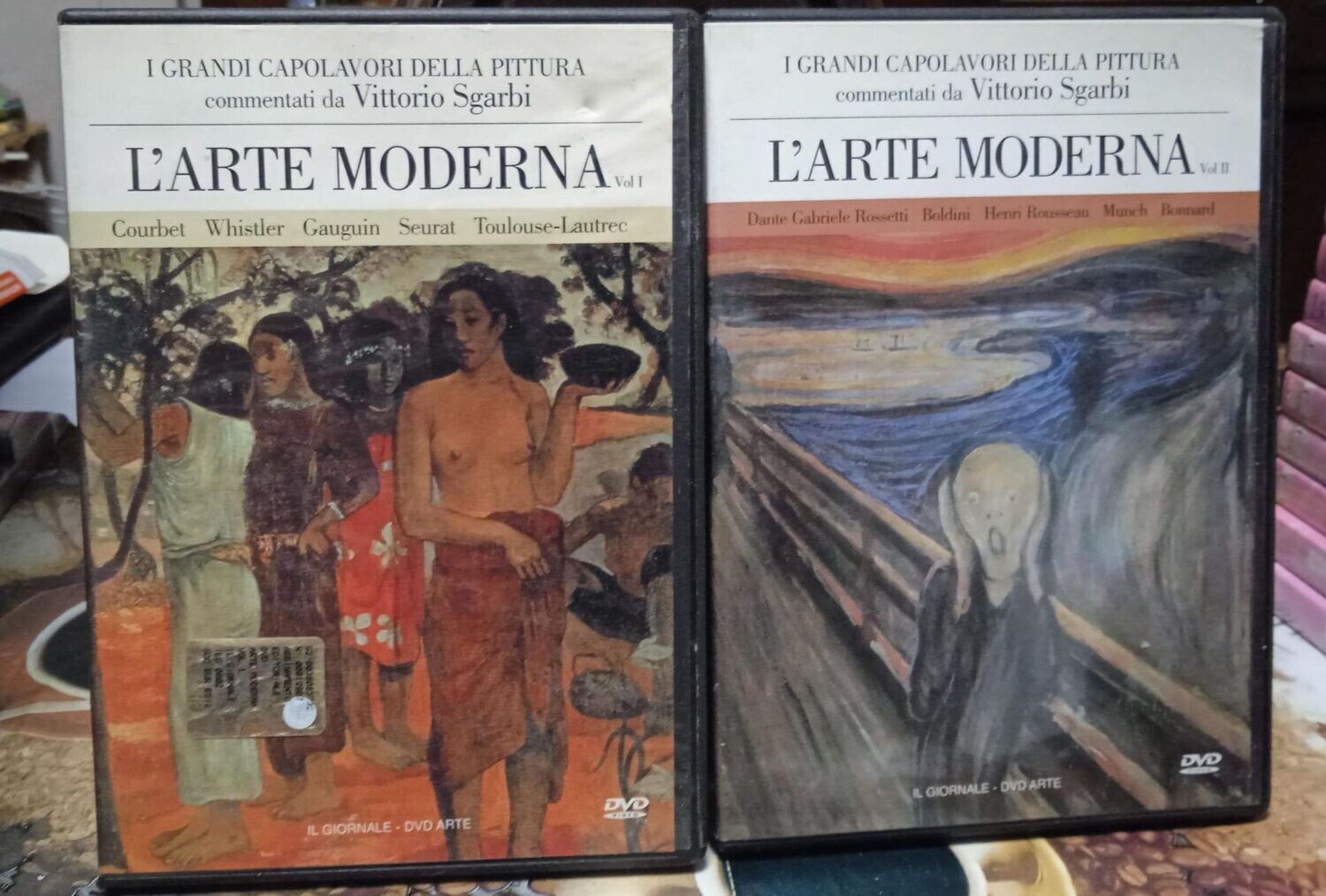 TeknoFilm - 2 DVD - Vittorio Sgarbi presenta I GRANDI CAPOLAVORI DELLA PITTURA - L'ARTE MODERNA Vol. I e II (2004) - IL GIORNALE