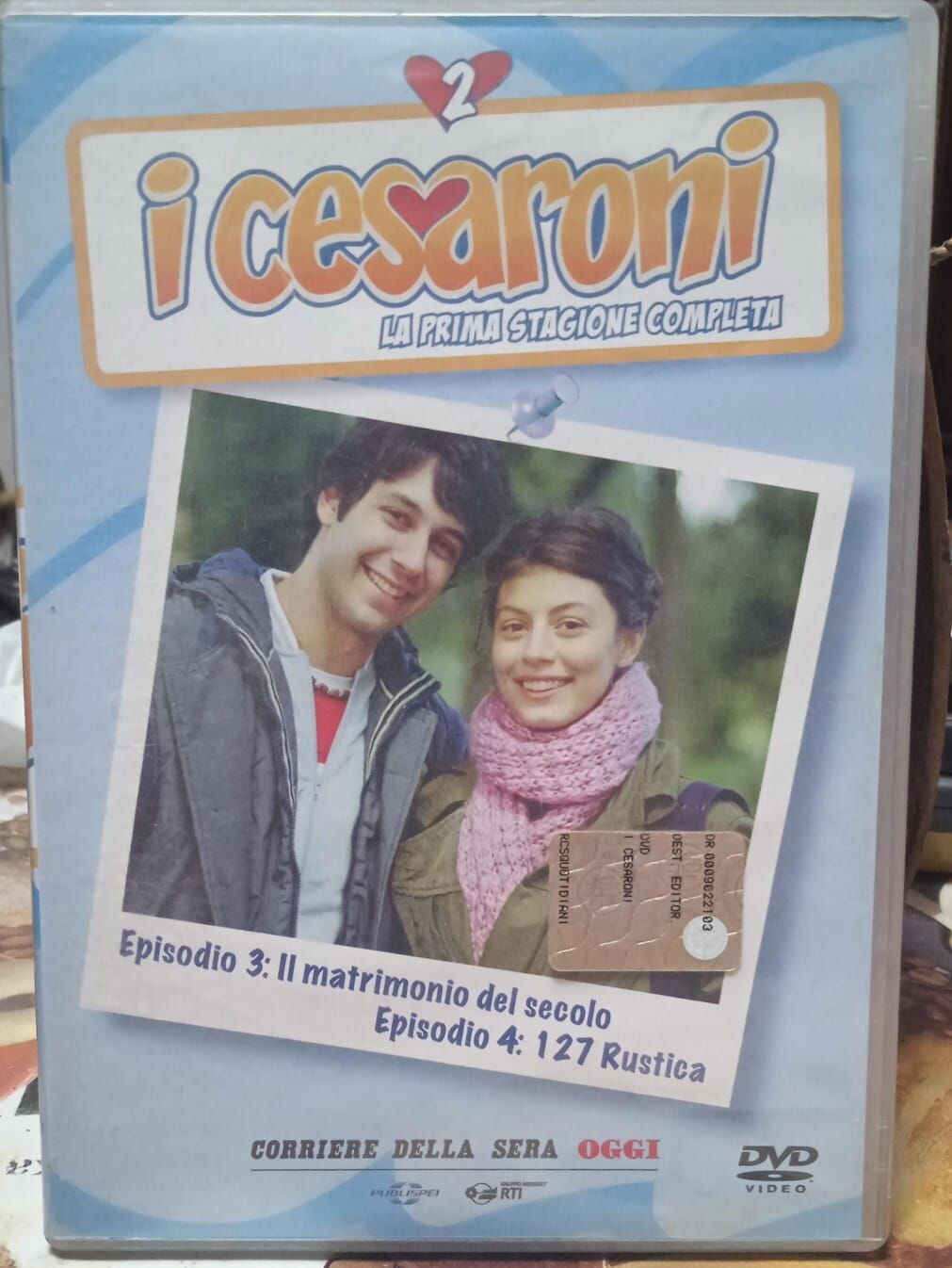 TeknoFilm - DVD – I CESARONI Stagione 01 Vol. 02 - Episodio 3 e 4 di Francesco Vicario (2006) - CORRIERE DELLA SERA